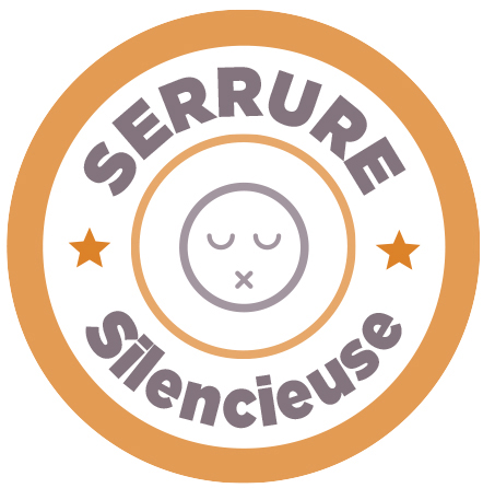 Serrure silencieuse